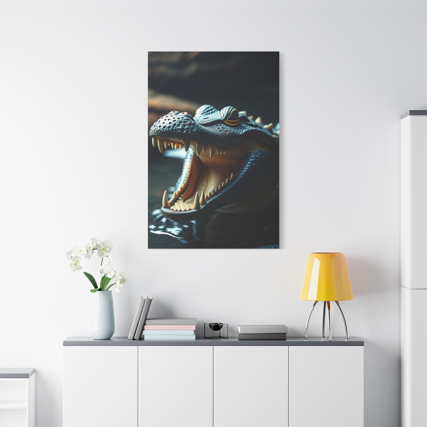 Supreme Crocodile & Alligator Art Collection Wall Art & Canvas Print