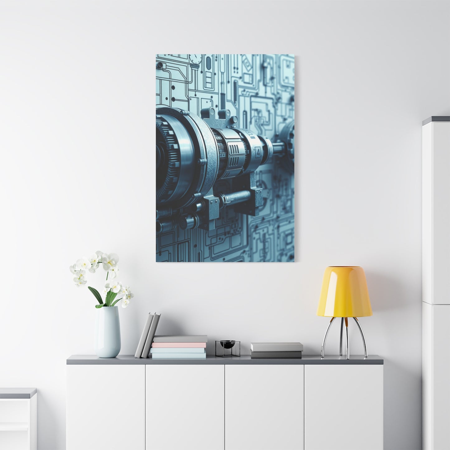 Engineering & Machinery Blueprints Art Supreme Gallery Wall Art & Canvas Print