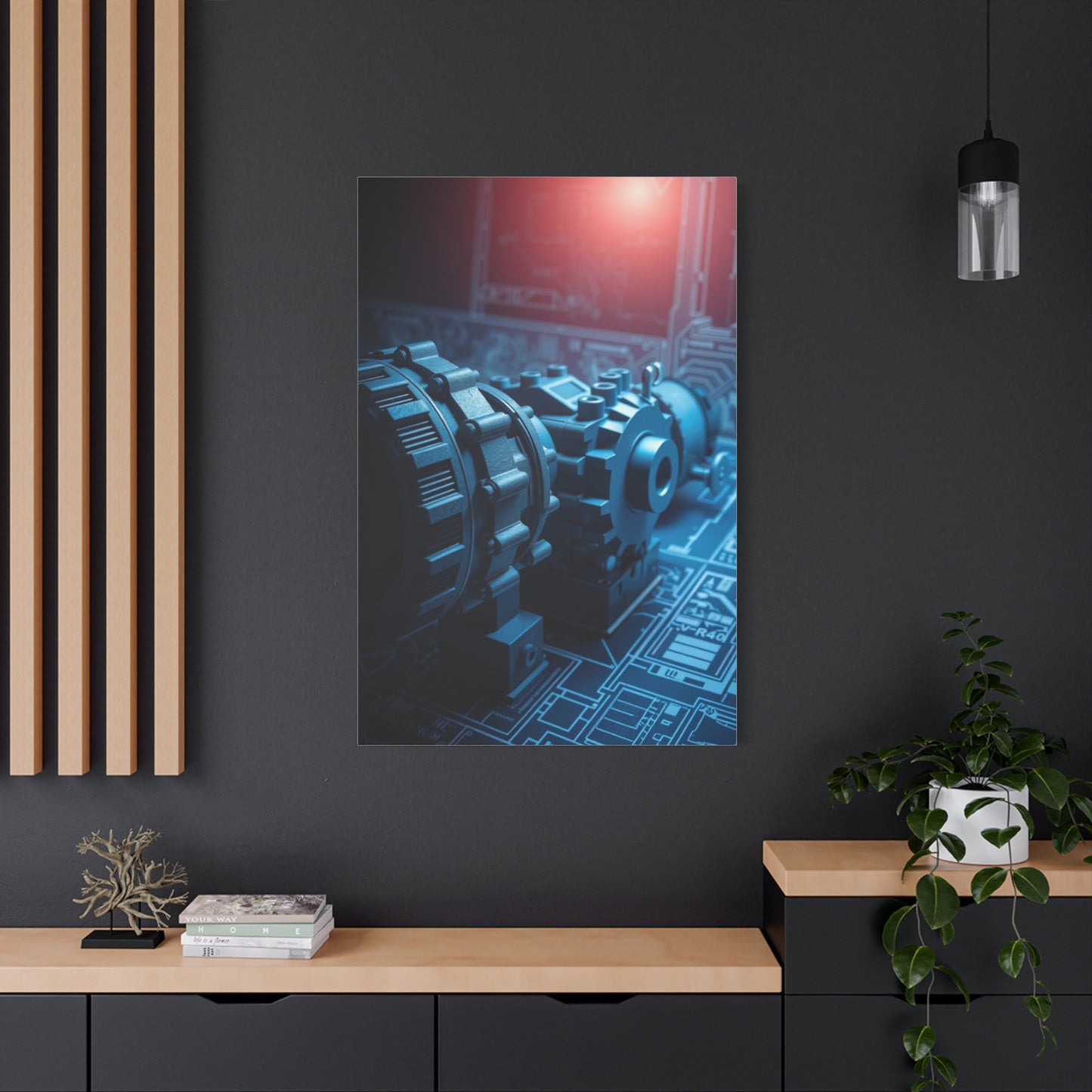 Supreme Engineering & Machinery Blueprints Art Collection Wall Art & Canvas Print