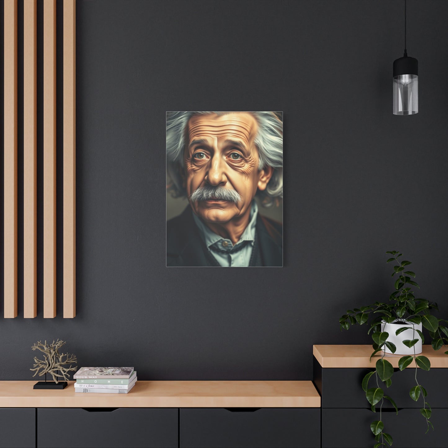 Vision Albert Einstein Art Art Wall Art & Canvas Print