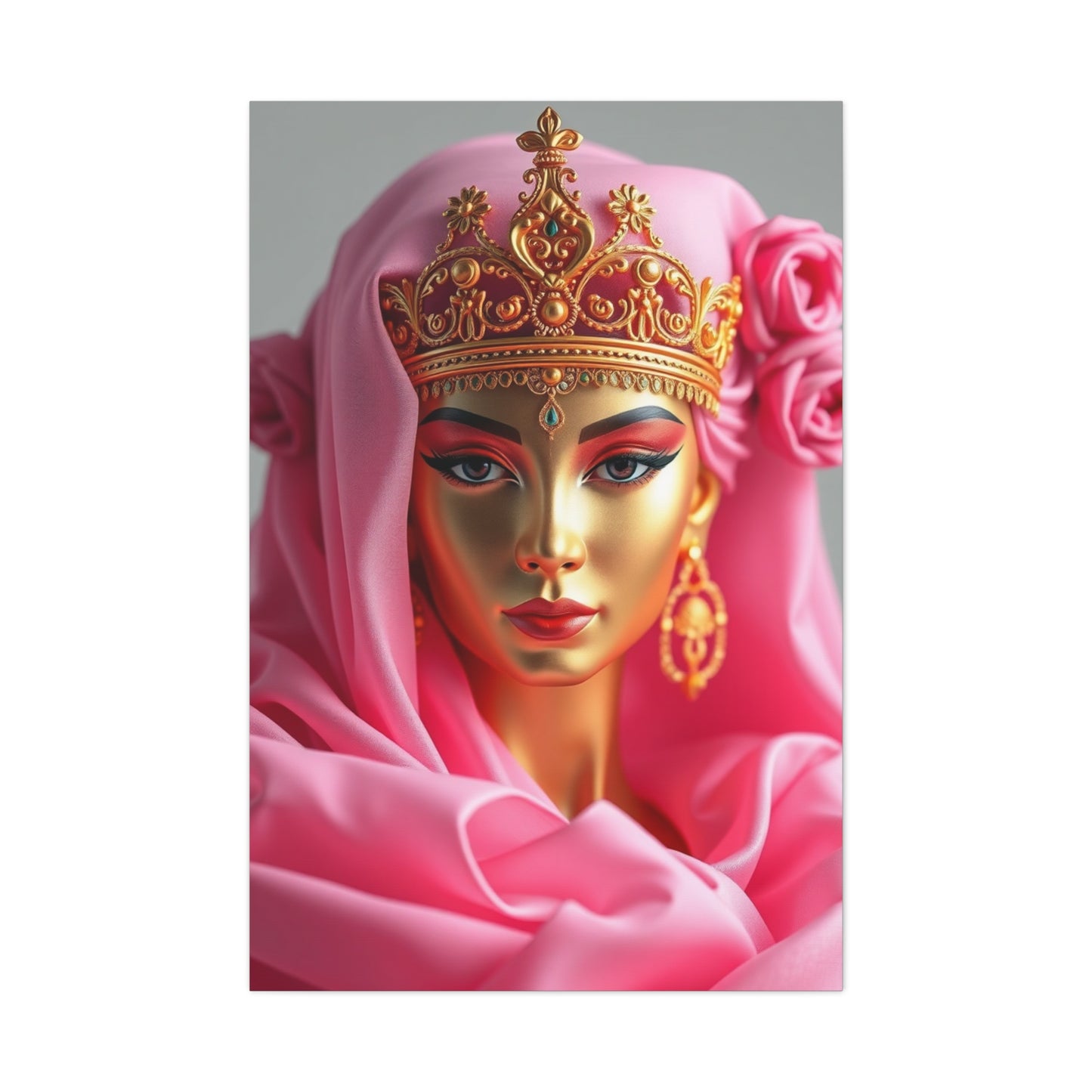 Gold & Pink Art Supreme Gallery Wall Art & Canvas Print