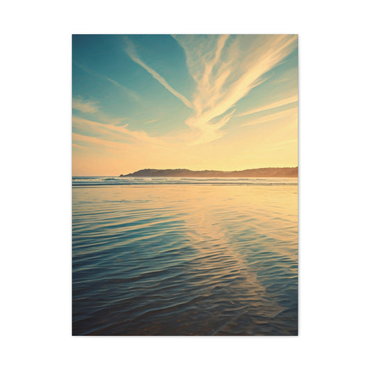 Sunset Reflection Coastal Waters Wall Art & Canvas Prints