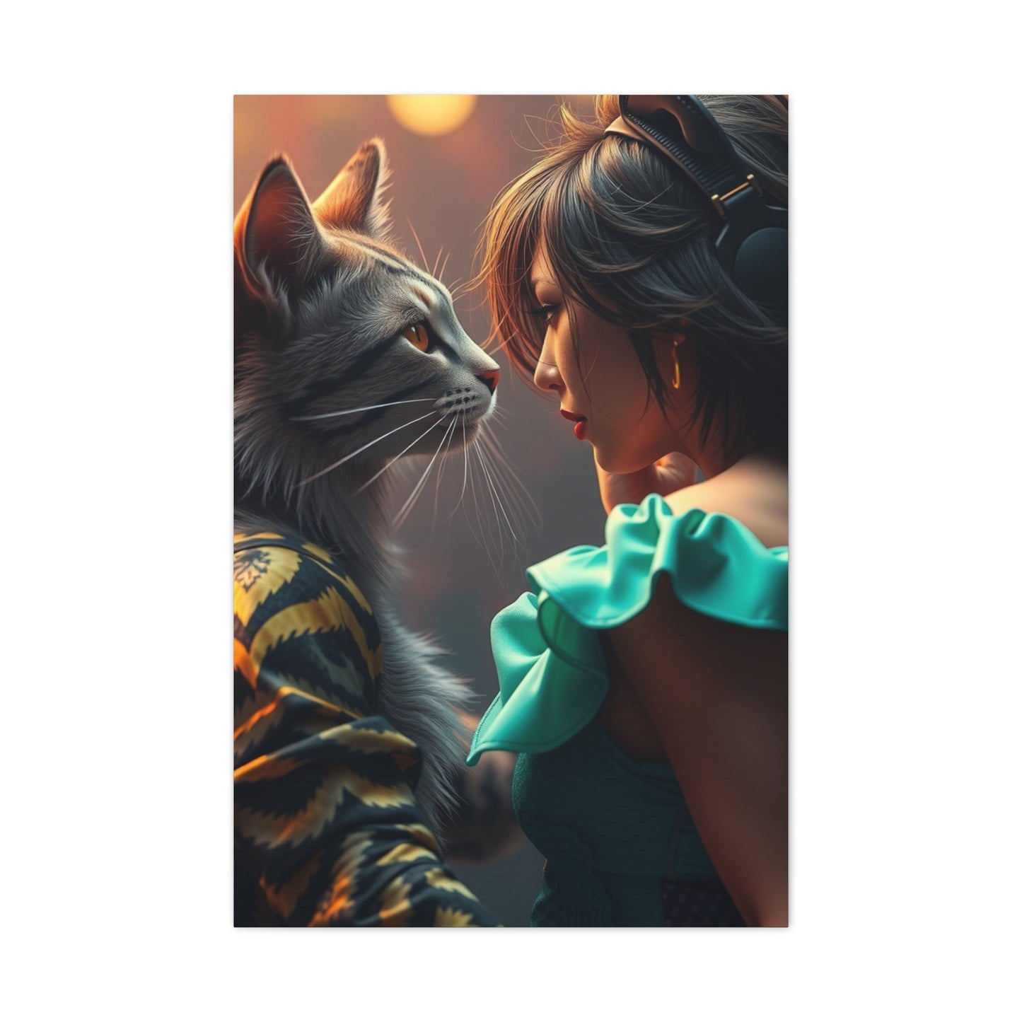 Masterpiece Catfight Art Vision Wall Art & Canvas Print