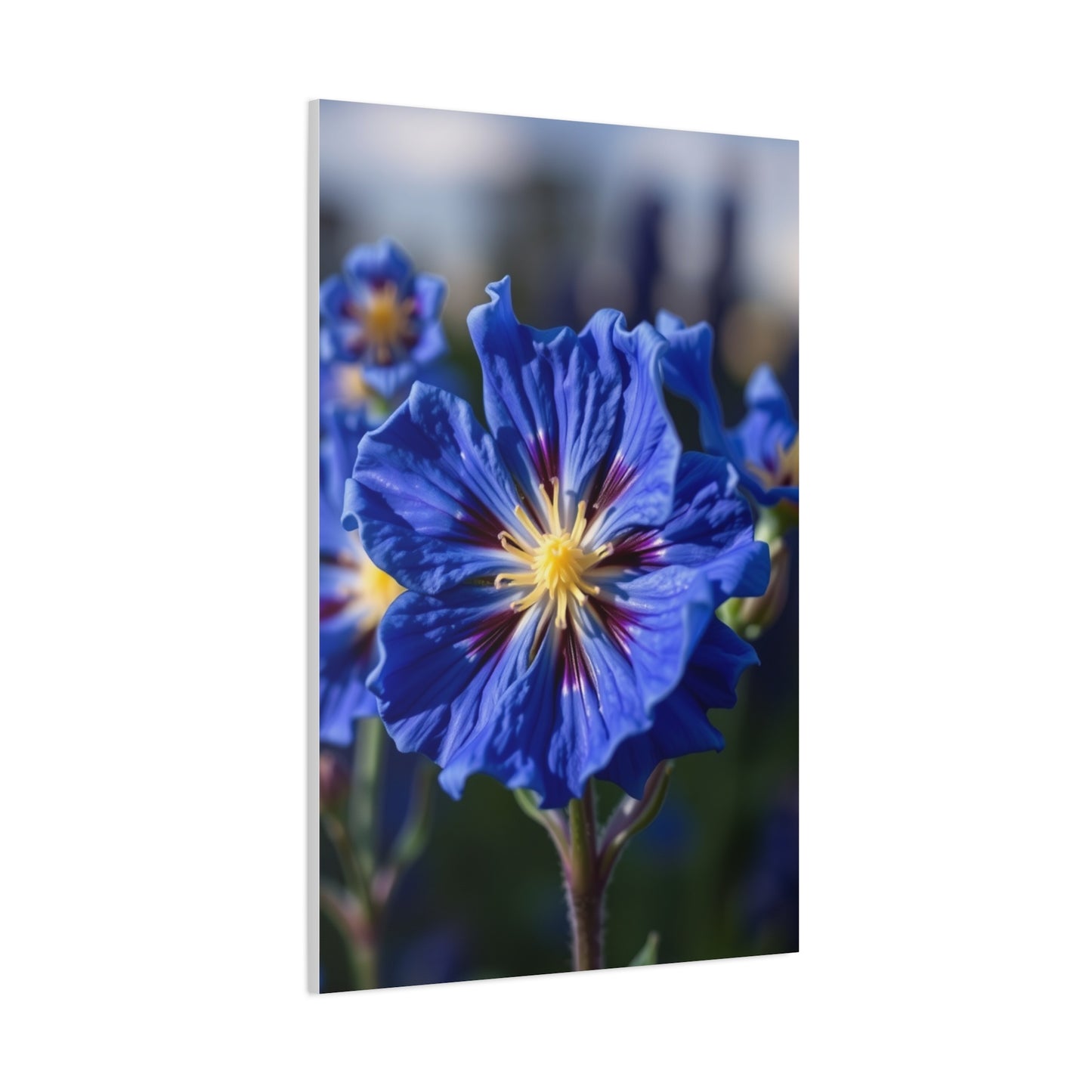 Elite Bluebonnet Flower Art Vision Wall Art & Canvas Print