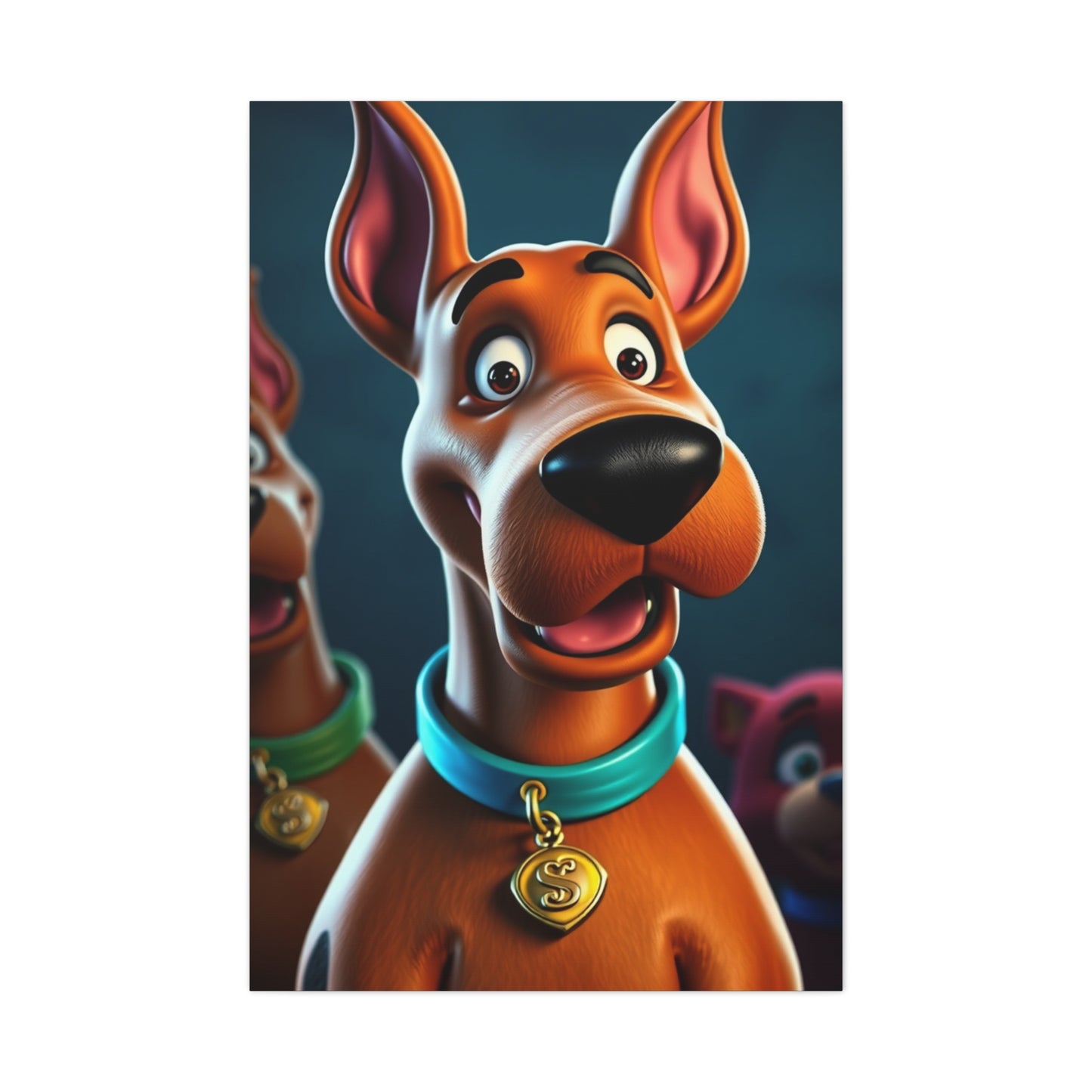 Scooby-Doo (TV Series) Characters Art Refined Canvas Wall Art & Canvas Print