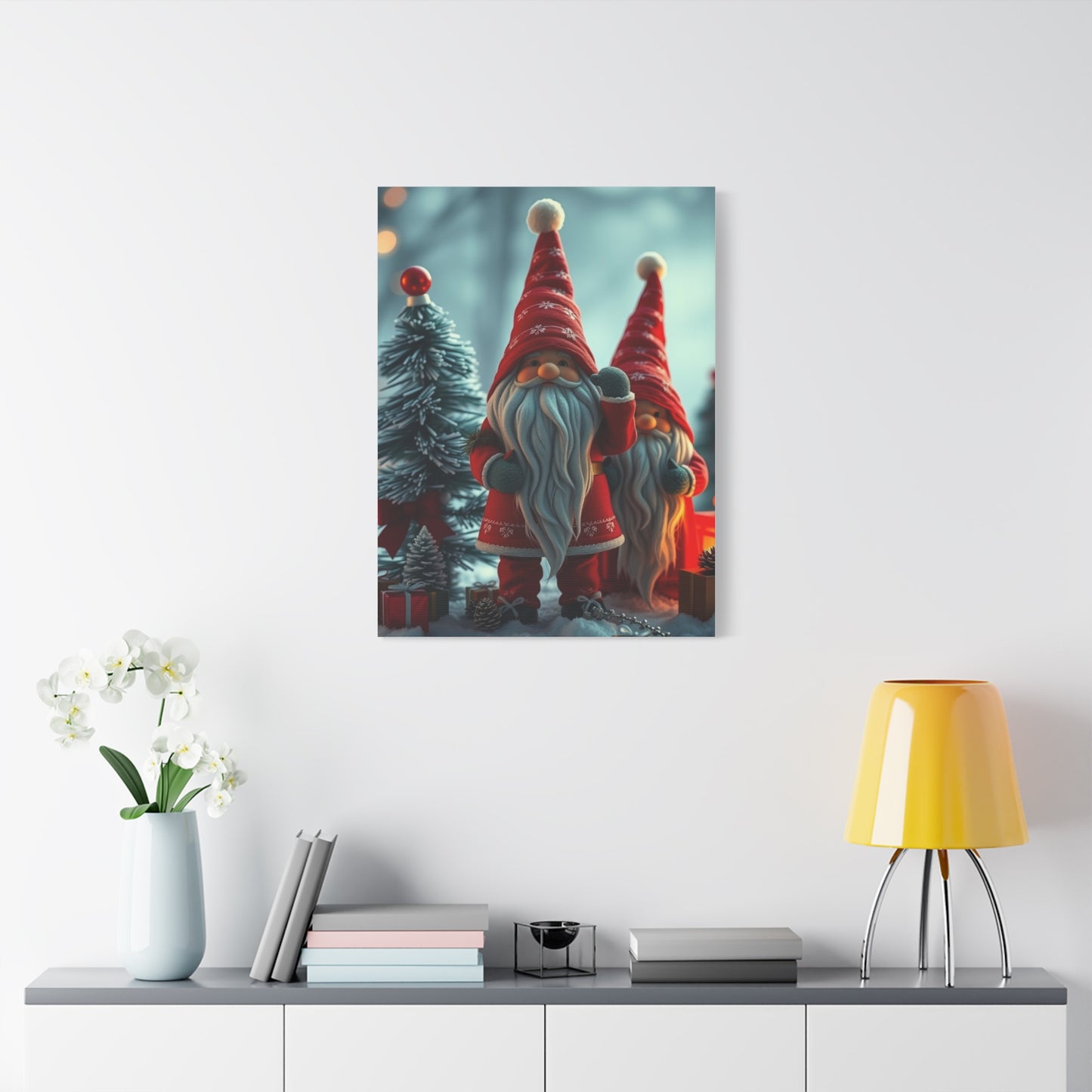 Supreme Christmas Gnome Art Collection Wall Art & Canvas Print