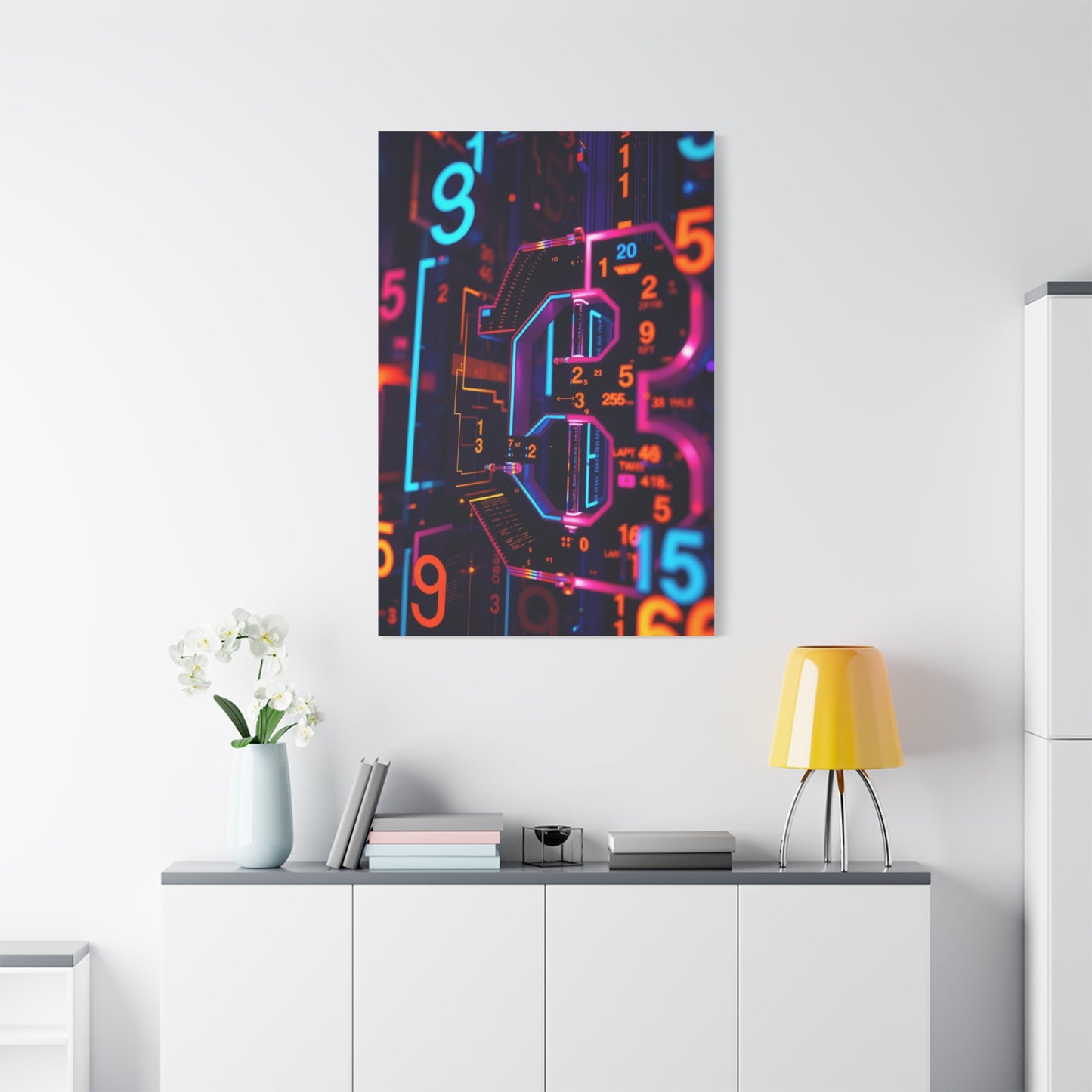 Elite Numbers Art Vision Wall Art & Canvas Print