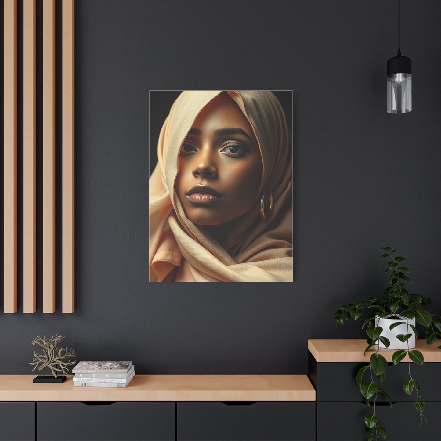 Masterpiece Black & Beige Art Vision Wall Art & Canvas Print