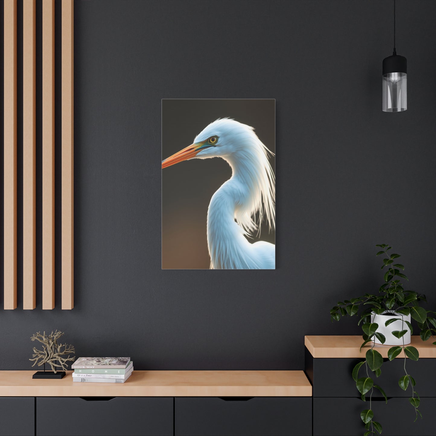 Elite Egret Art Vision Wall Art & Canvas Print