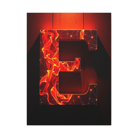 The Letter E - Art Supreme Gallery Wall Art & Canvas Print