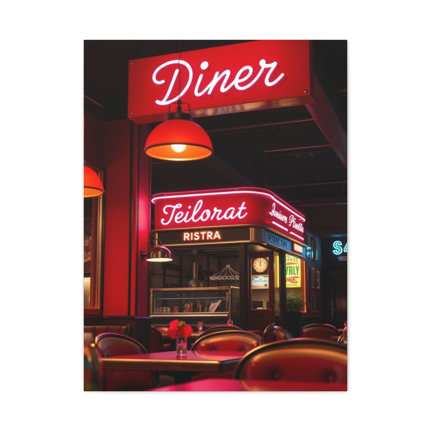 Supreme Restaurant & Diner Art Collection Wall Art & Canvas Print