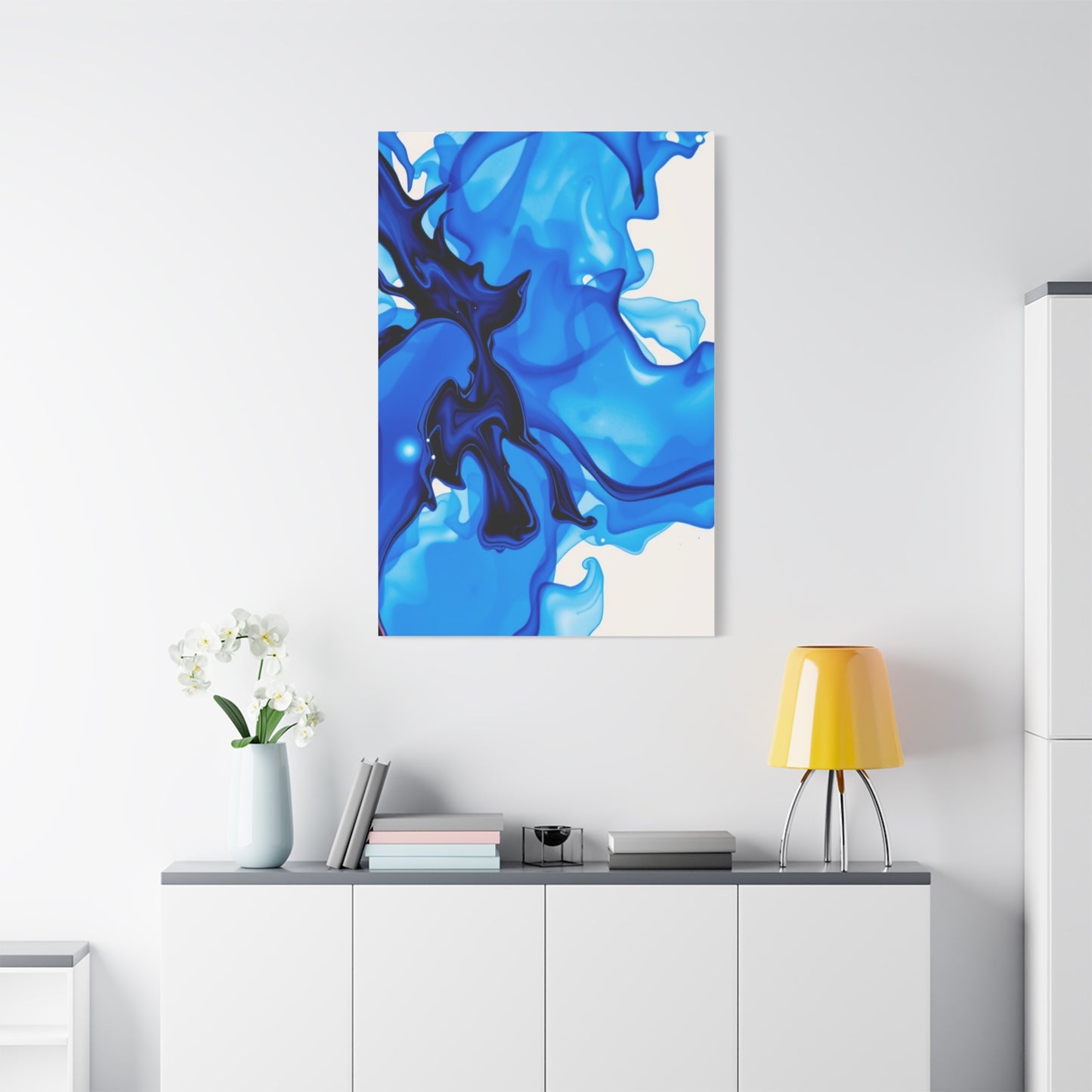 Supreme Blue Abstract Art Collection Wall Art & Canvas Print