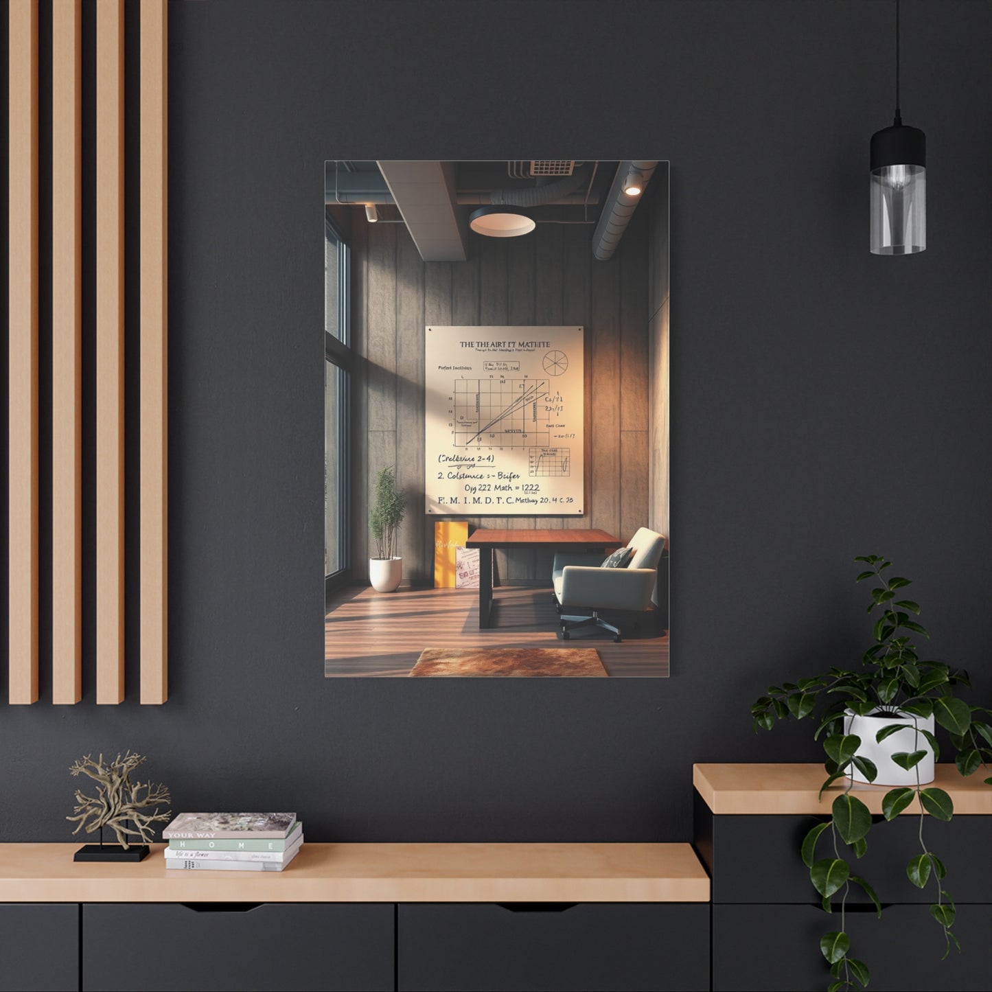 Supreme Modern Math Art for Creative Spaces Collection Wall Art & Canvas Print