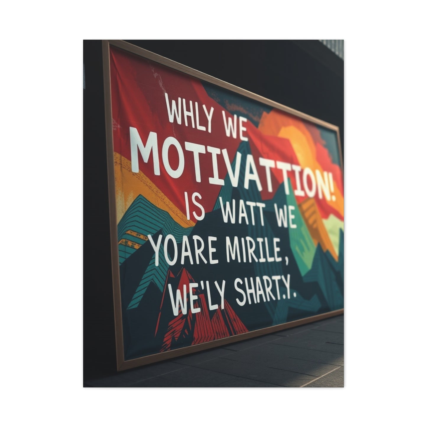 Masterpiece Motivational Art Vision Wall Art & Canvas Print