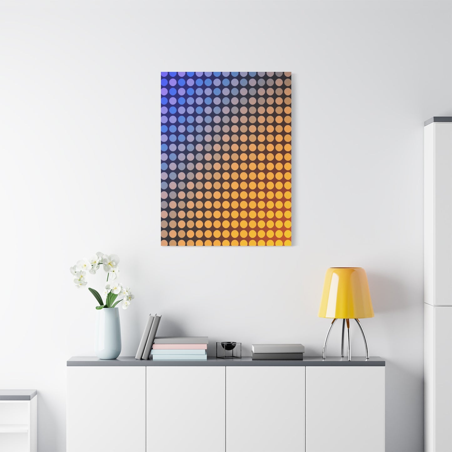 Polka Dot Pattern Art Luxury Canvas Wall Art & Canvas Print