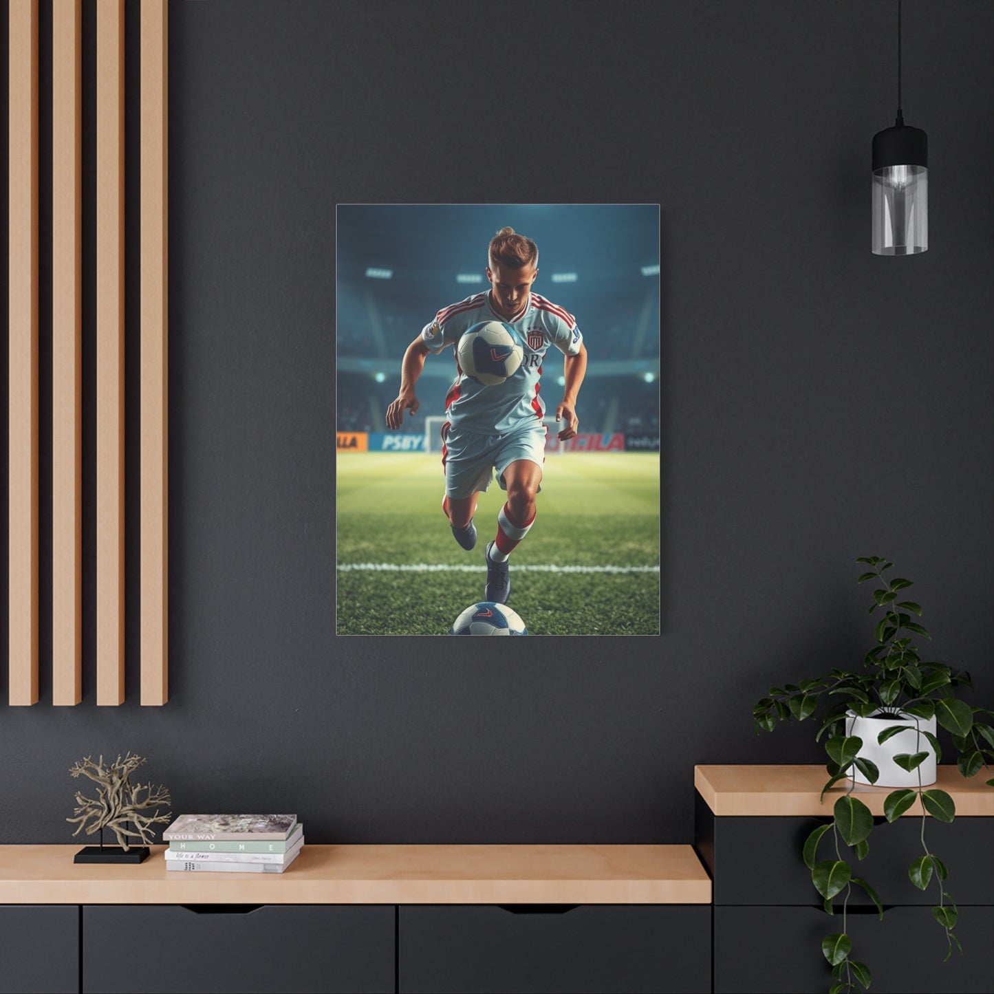 Masterpiece Soccer Art Vision Wall Art & Canvas Print