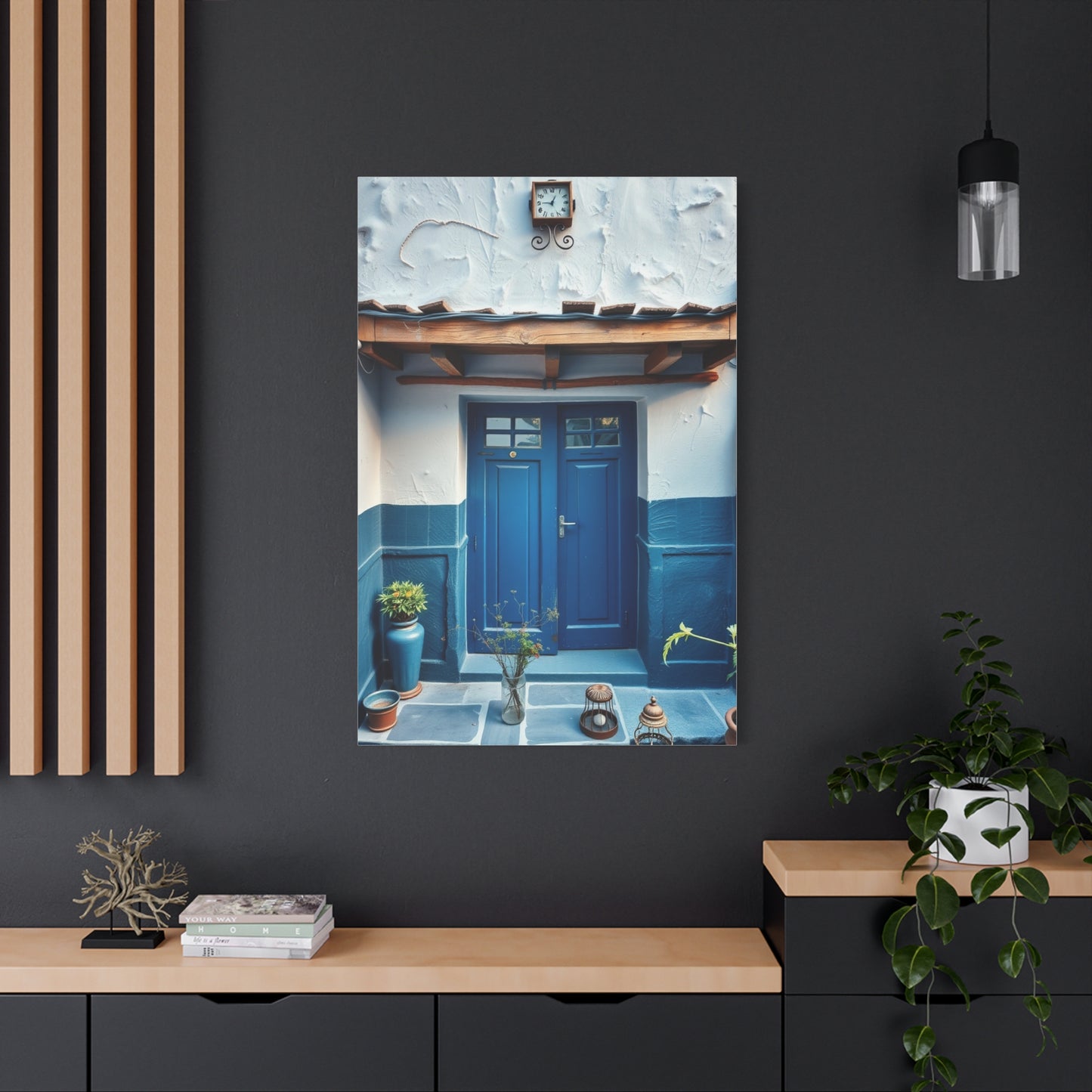 Supreme Blue and White Art Collection Wall Art & Canvas Print