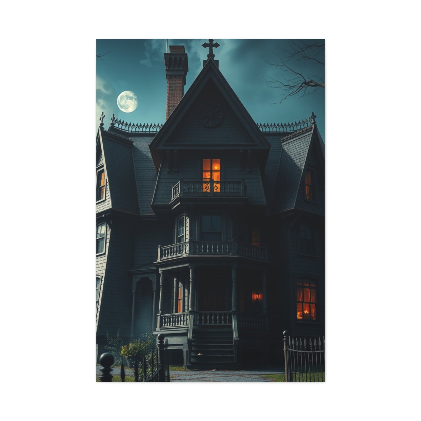 Collection Haunted House Art Art Wall Art & Canvas Print