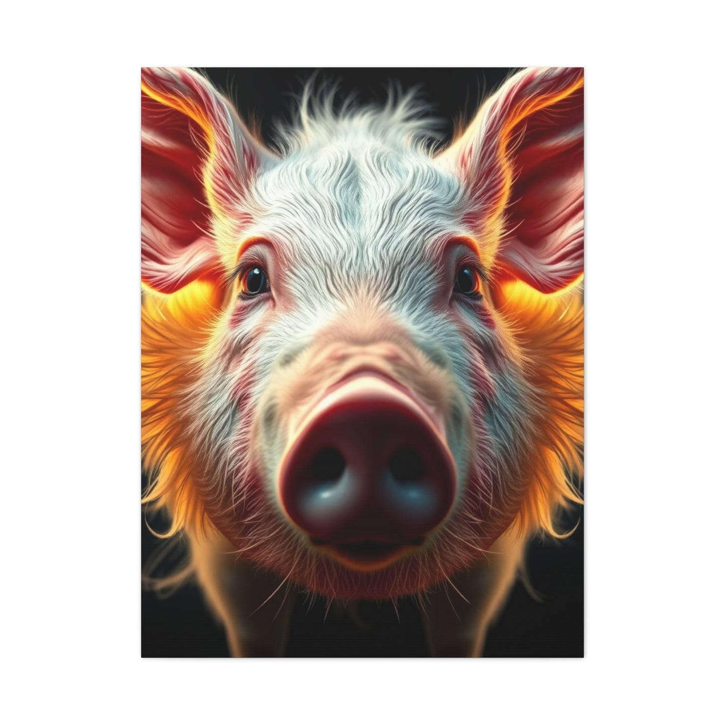 Supreme Pig Art Collection Wall Art & Canvas Print