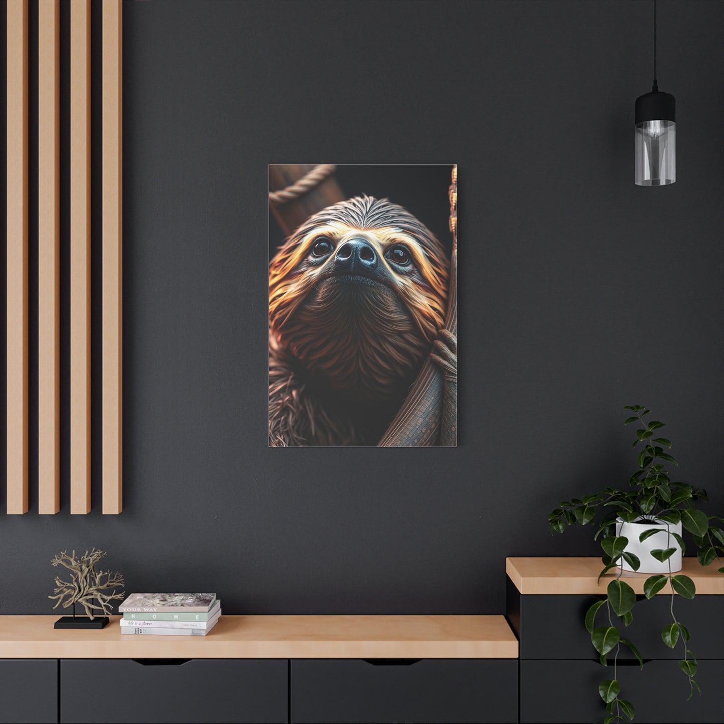 Masterpiece Sloth Art Vision Wall Art & Canvas Print