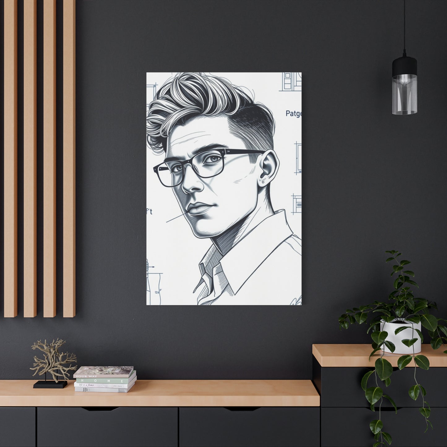 Supreme Blueprint & Patent Sketches Art Collection Wall Art & Canvas Print