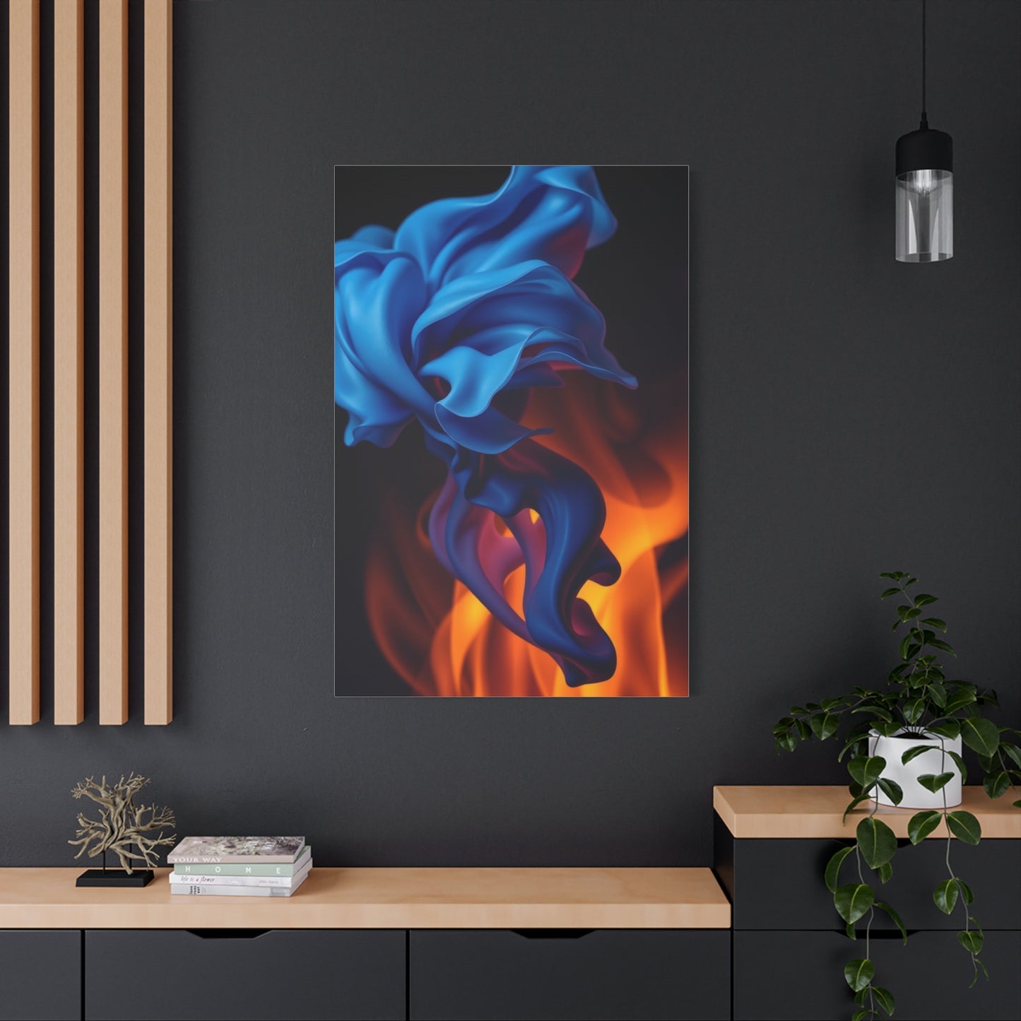 Masterpiece Navy Blue Art Vision Wall Art & Canvas Print