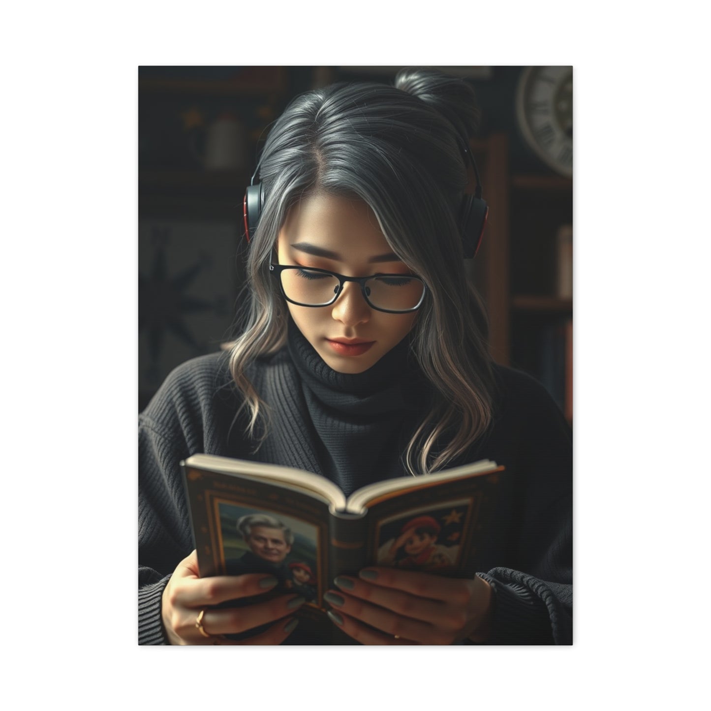 Reading Wall Art Refined Canvas Wall Art & Canvas Print