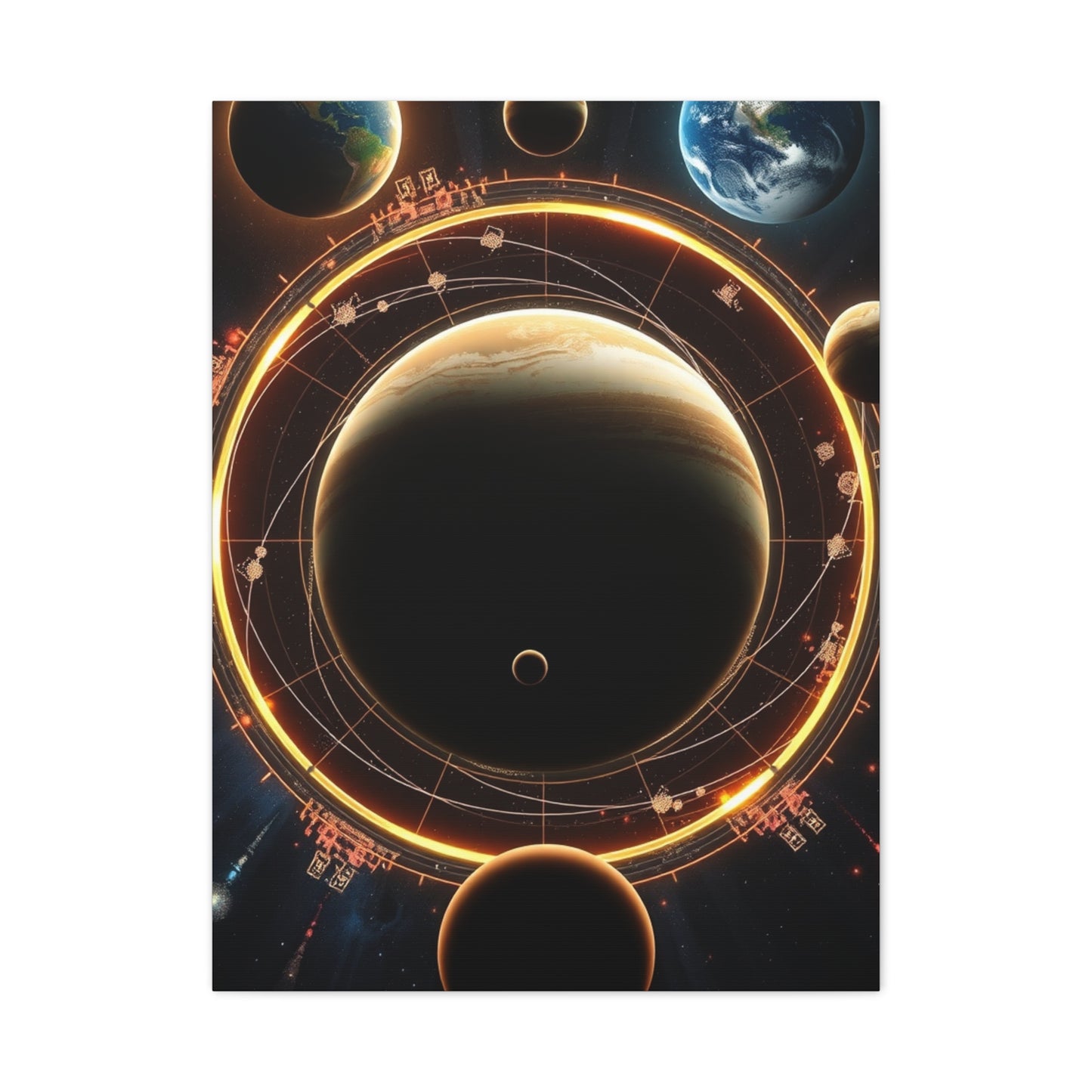 Masterpiece Solar System Wall Art Vision Wall Art & Canvas Print