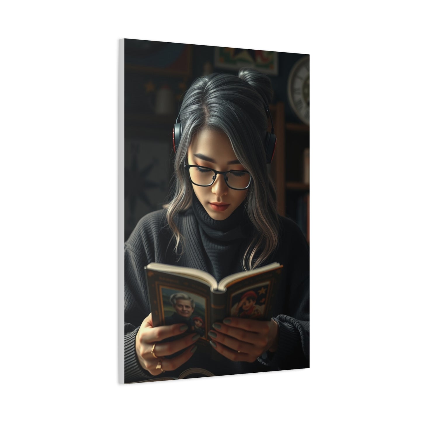 Reading Wall Art Refined Canvas Wall Art & Canvas Print