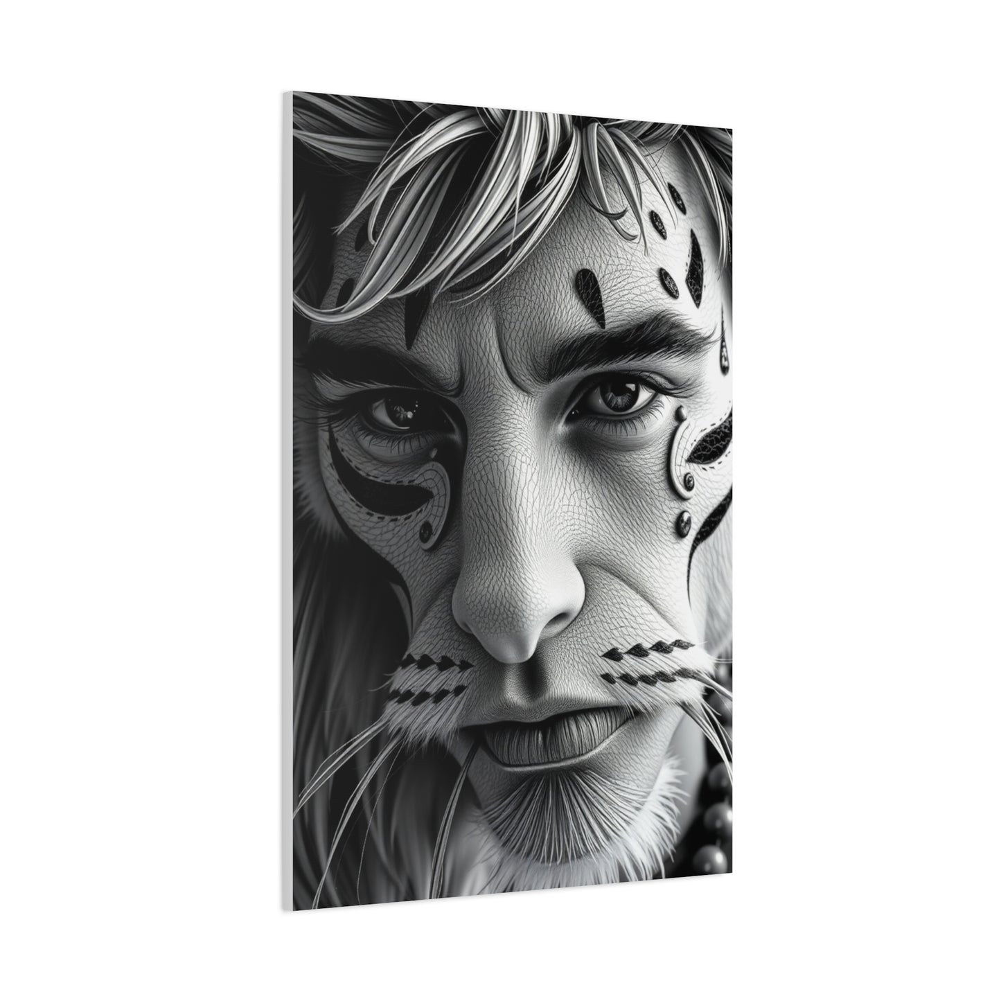 Masterpiece Black and White Illustrations Art Vision Wall Art & Canvas Print