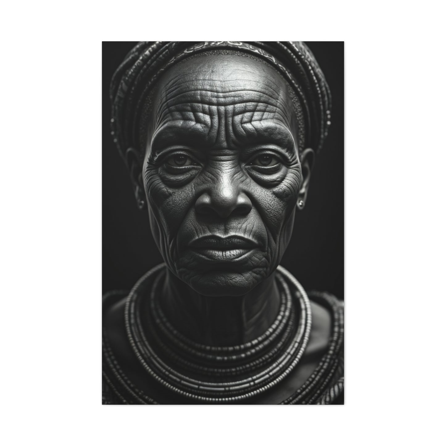 Enduring Grace Black & White Portrait Wall Art & Canvas Prints