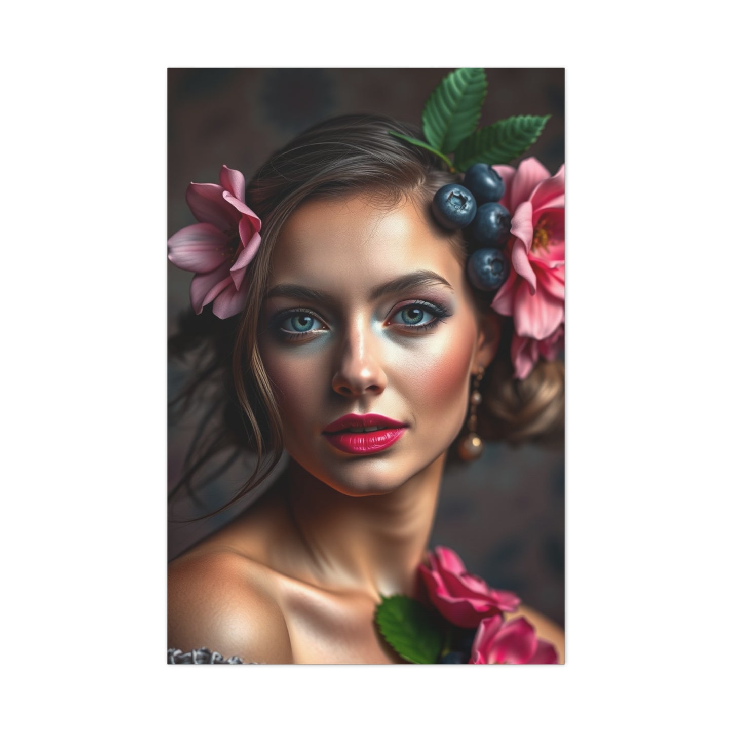 Supreme Blush and Blueberry Art Collection Wall Art & Canvas Print