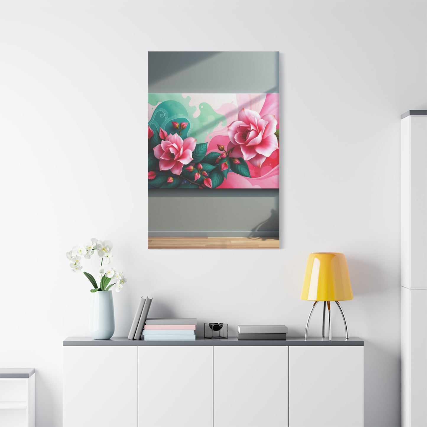 Green & Pink Canvas Art Supreme Gallery Wall Art & Canvas Print
