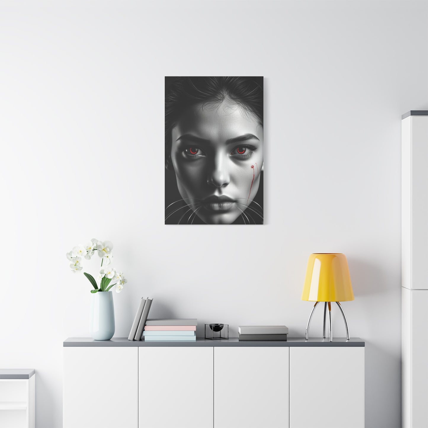 Supreme Black, White & Red Art Collection Wall Art & Canvas Print