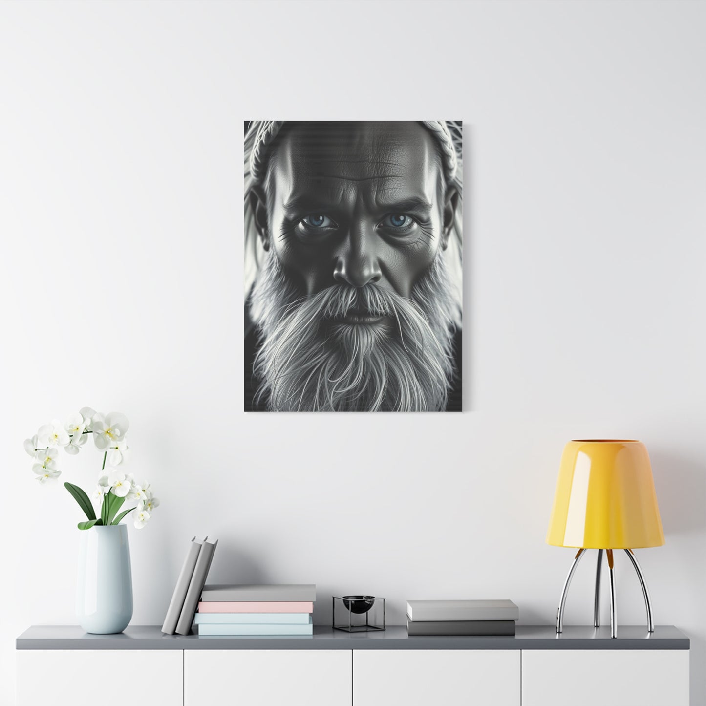Supreme Black, White & Blue Art Collection Wall Art & Canvas Print