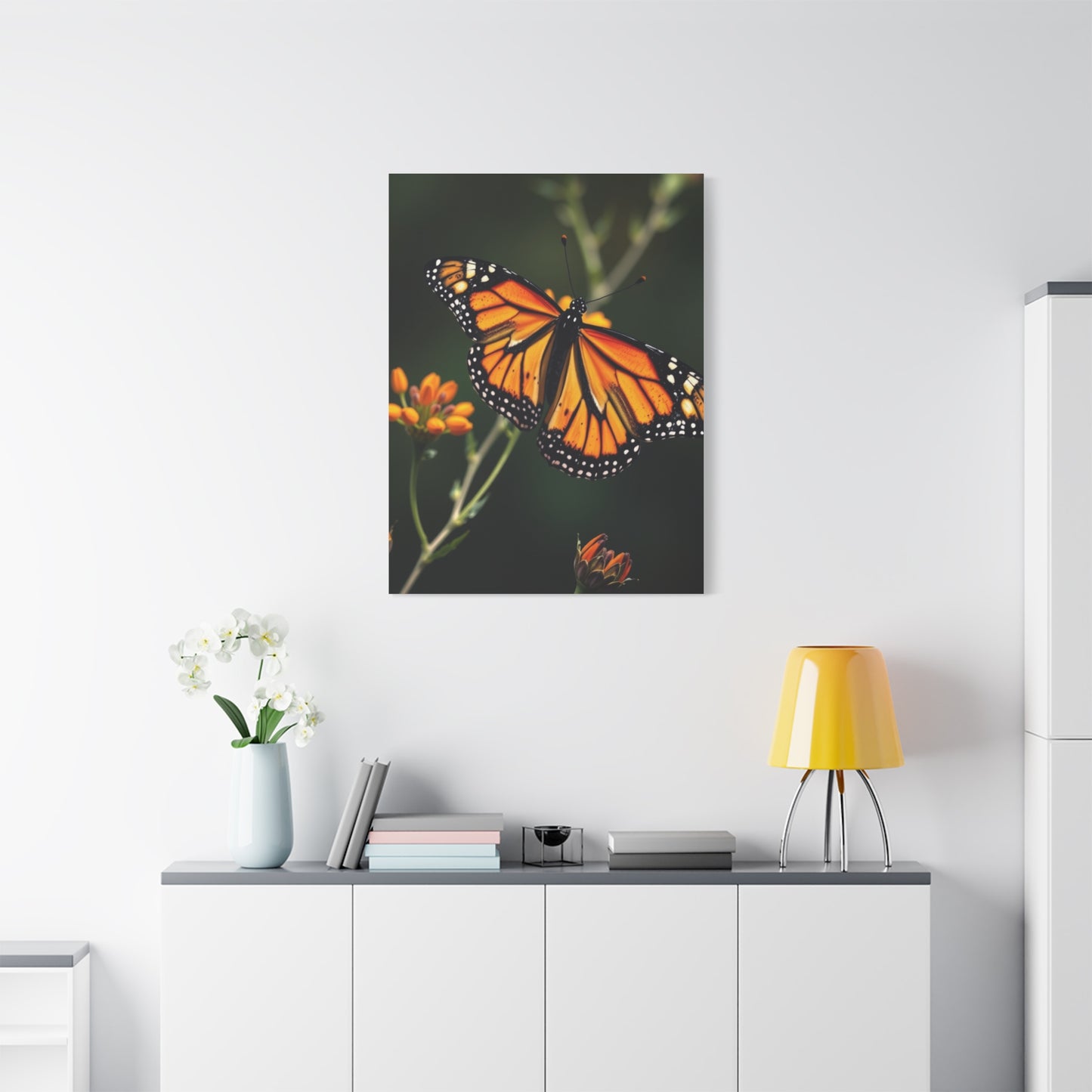 Masterpiece Monarch Butterflies Art Vision Wall Art & Canvas Print