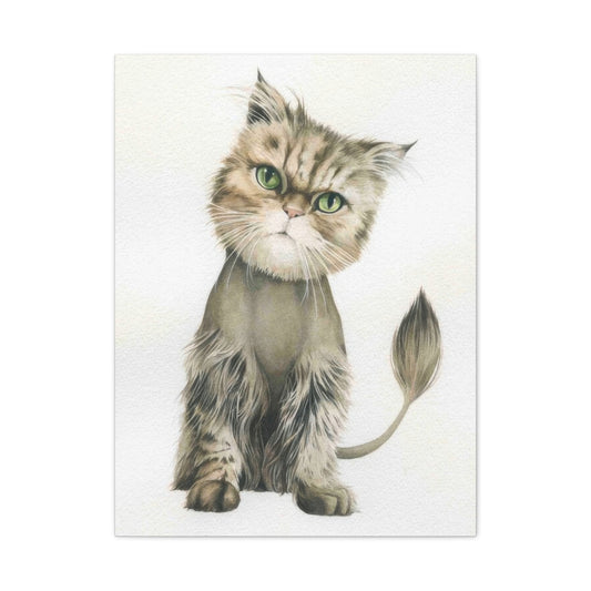 Grace Pop Cat Portrait Wall Art & Canvas Prints