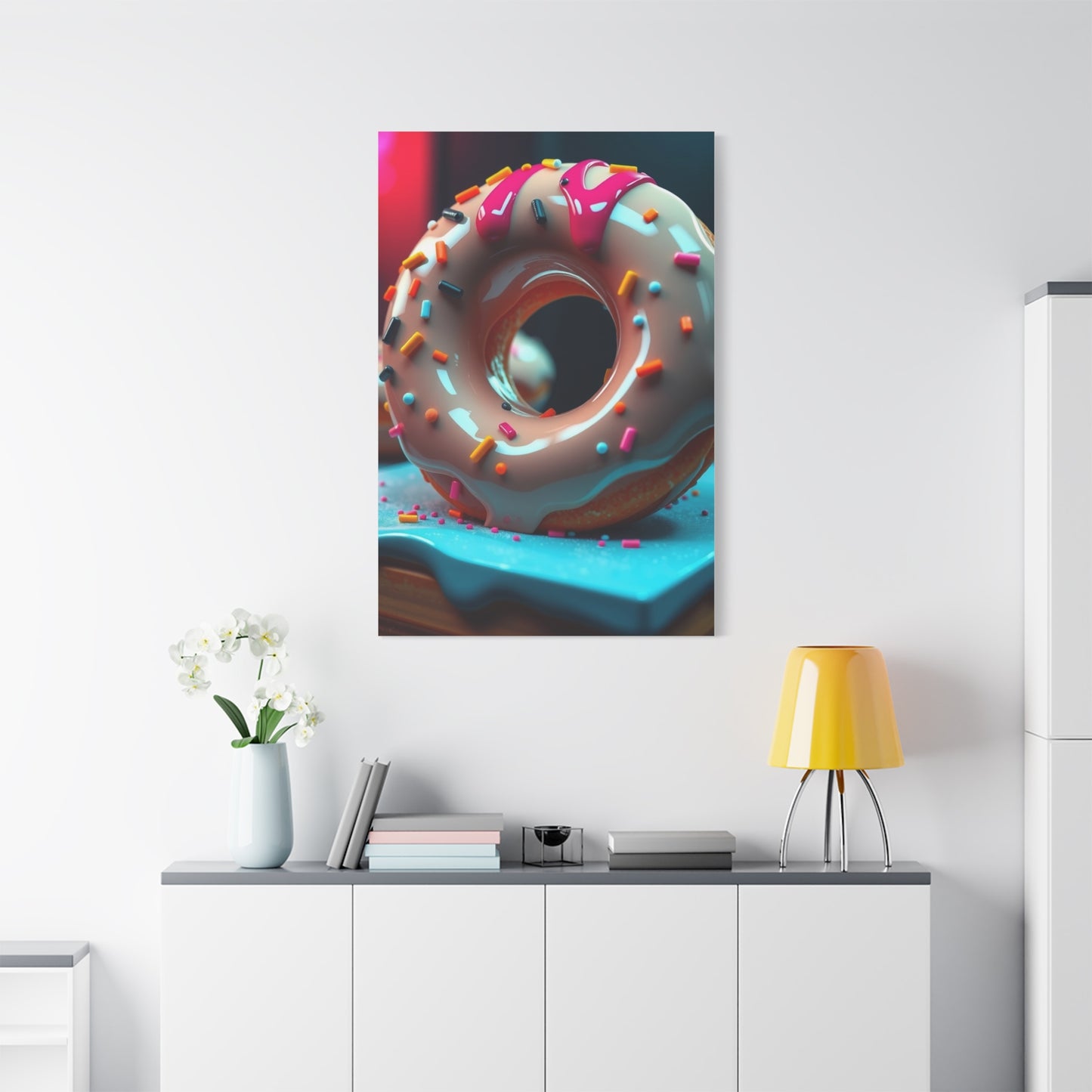 Supreme Donut Art Collection Wall Art & Canvas Print