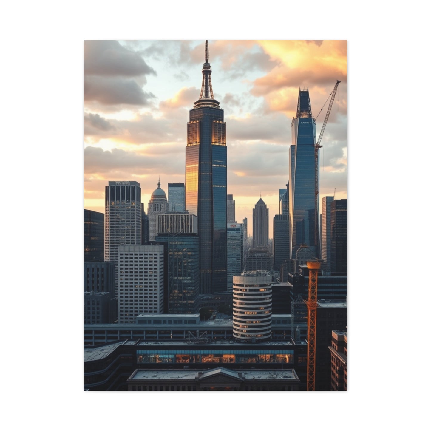 Supreme City Skylines Art Collection Wall Art & Canvas Print