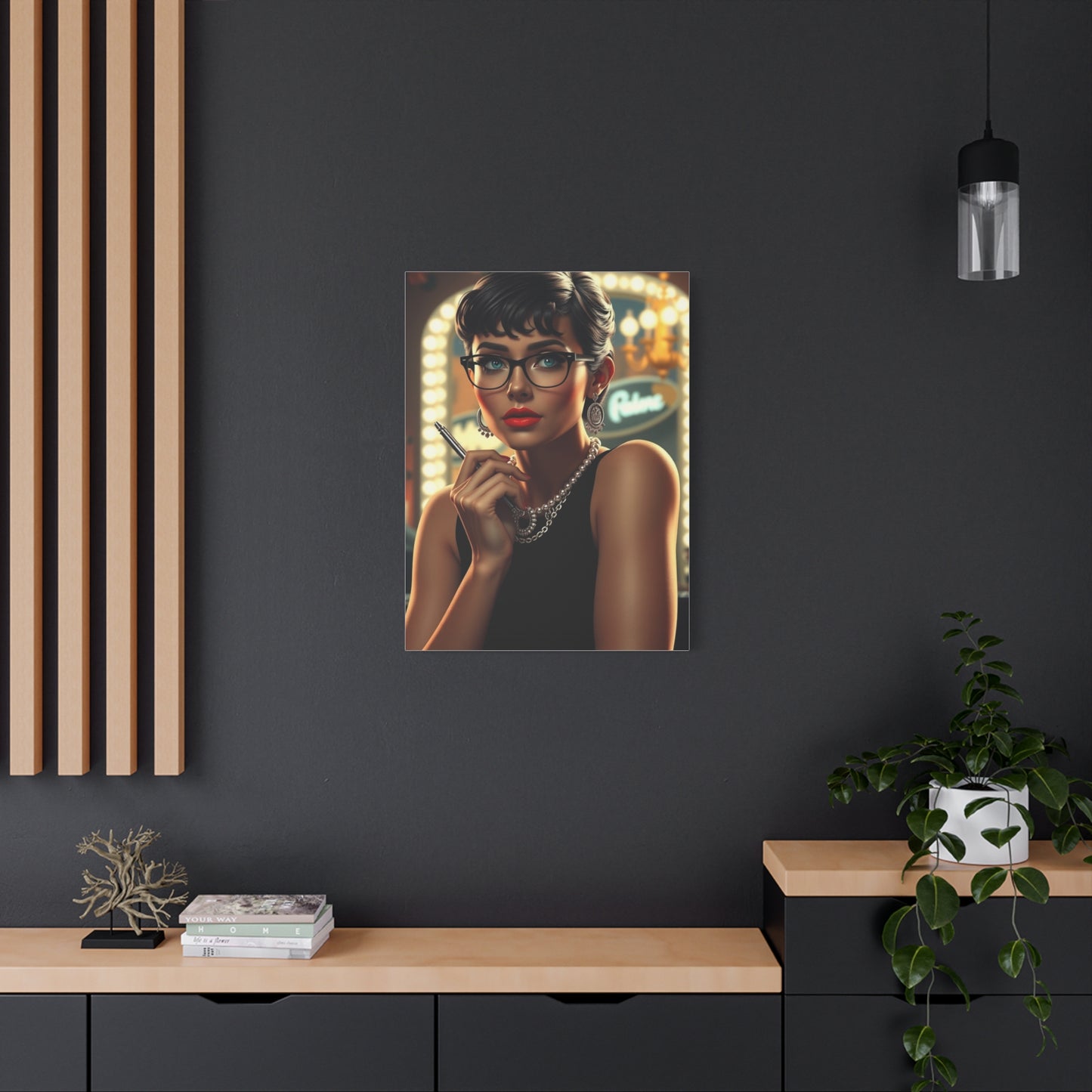 Vision Breakfast At Tiffany’s Characters Art Art Wall Art & Canvas Print