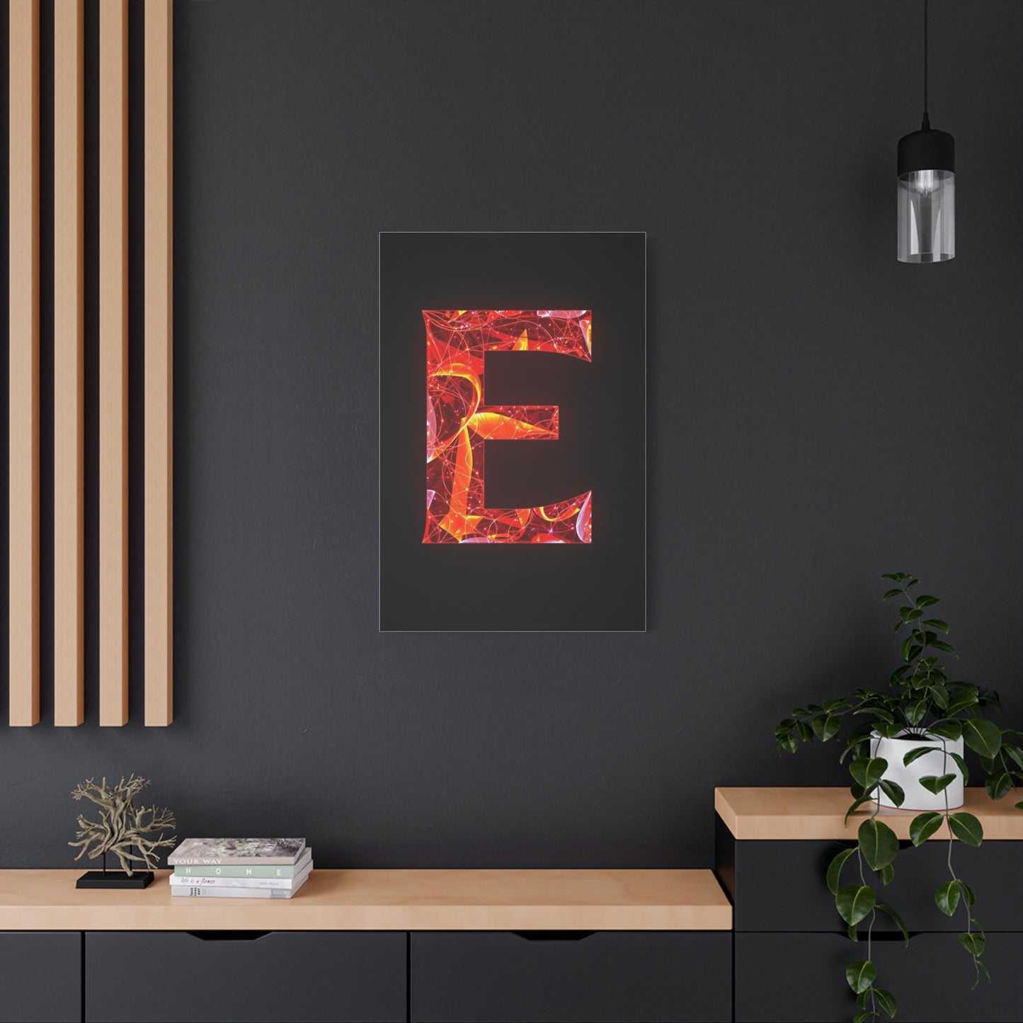 Elite The Letter E - Art Vision Wall Art & Canvas Print