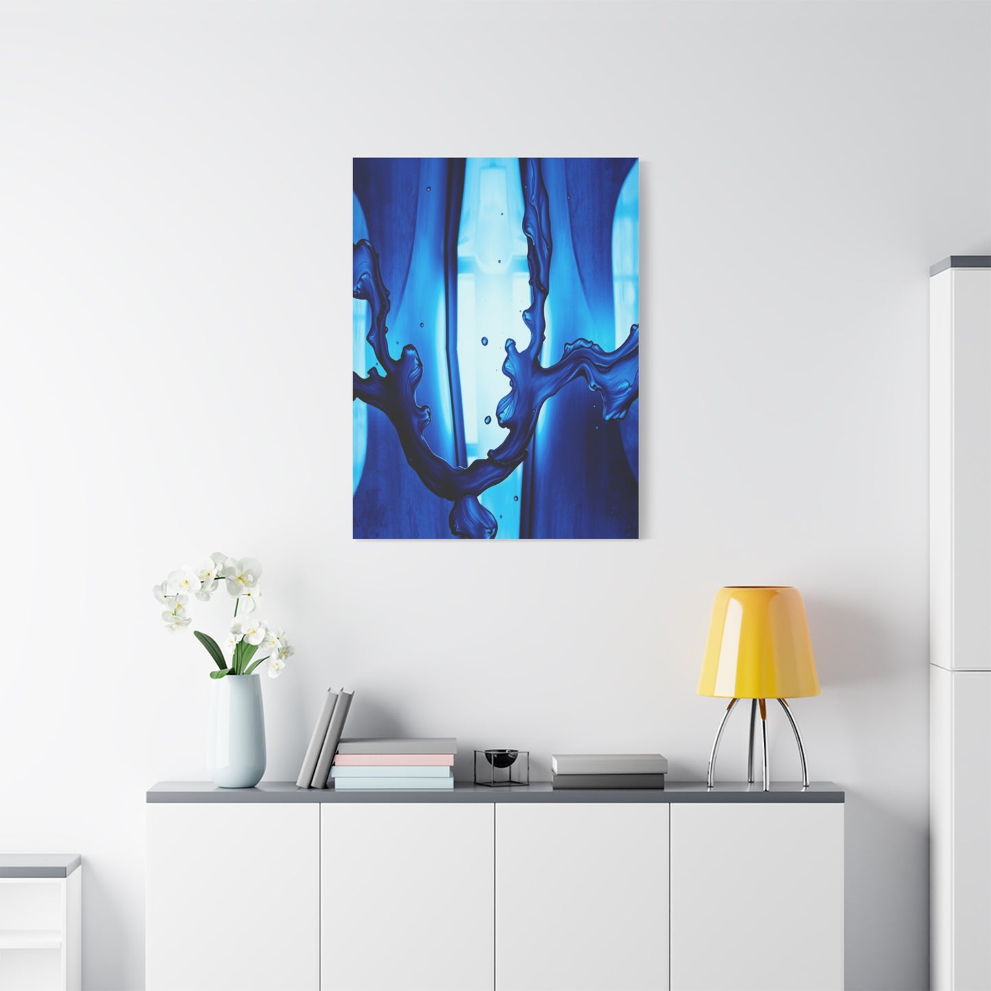 Elite Blue Abstract Art Vision Wall Art & Canvas Print