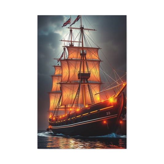 Vision Ship Art Art Wall Art & Canvas Print