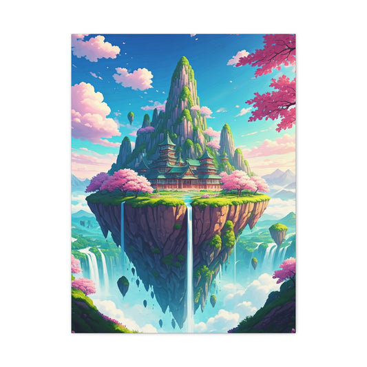 Floating Mountain Sanctuary Wall Art & Canvas Prints