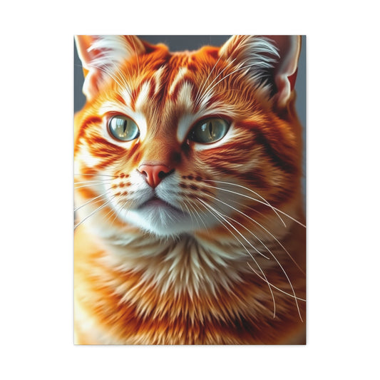 Elite Orange Cat Art Vision Wall Art & Canvas Print