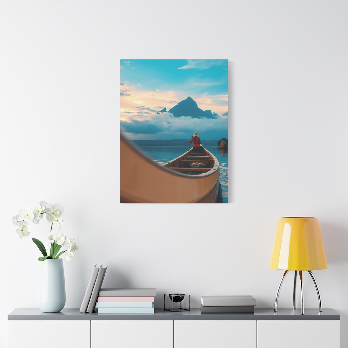 Masterpiece Canoe Art Vision Wall Art & Canvas Print