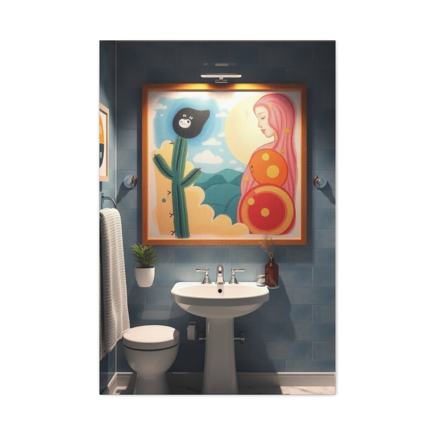 Kid’s Bathroom Art Supreme Gallery Wall Art & Canvas Print