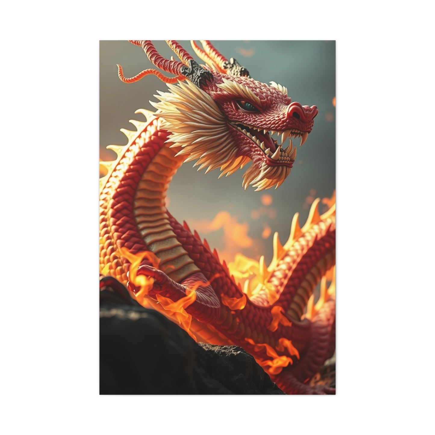 Masterpiece Dragons Art Vision Wall Art & Canvas Print