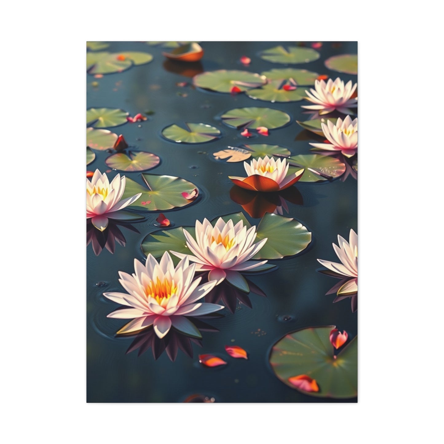 Supreme Claude Monet Water Lilies Art Collection Wall Art & Canvas Print