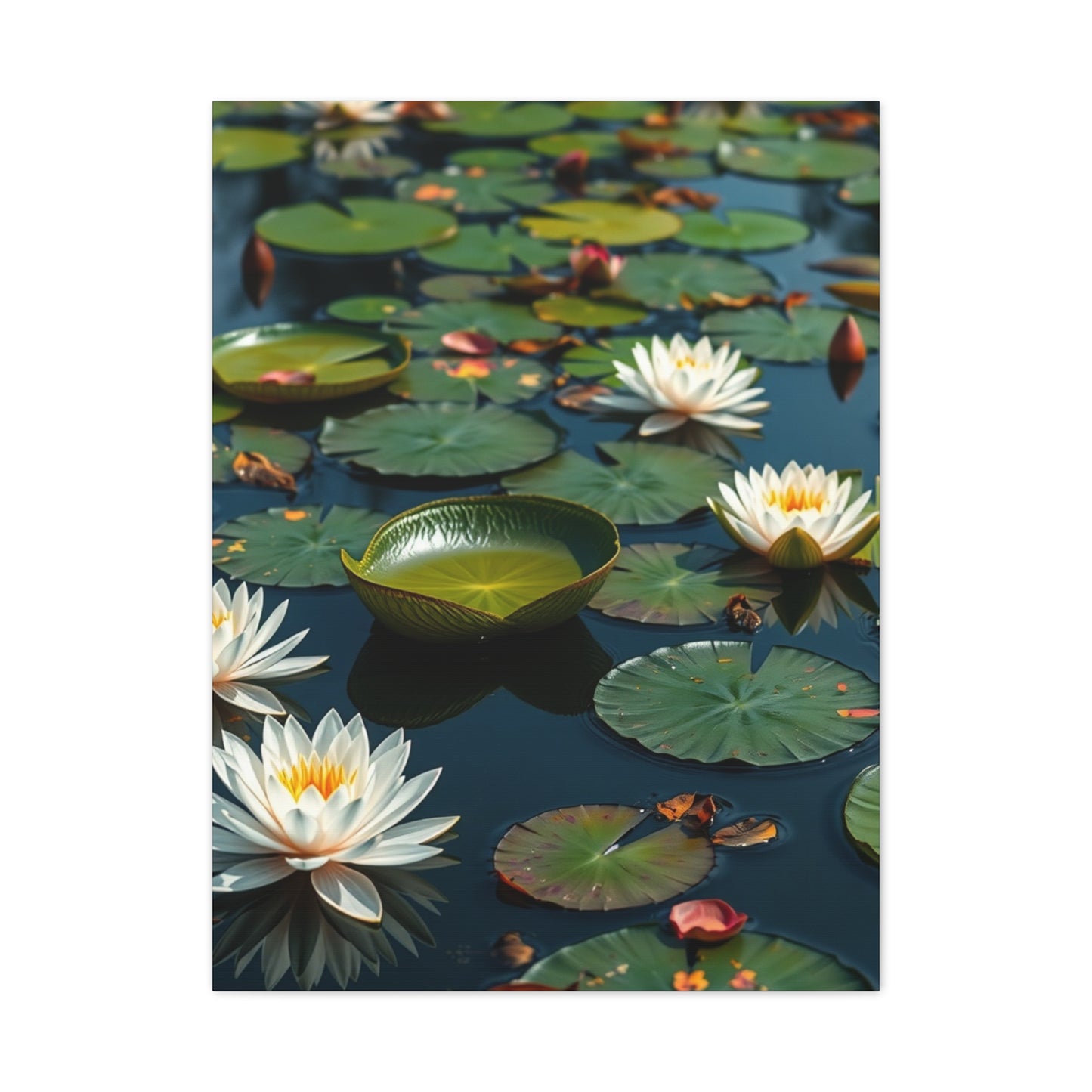 Vision Claude Monet Water Lilies Art Art Wall Art & Canvas Print